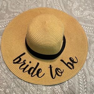 C.C. Bride To Be Beach or Pool Hat